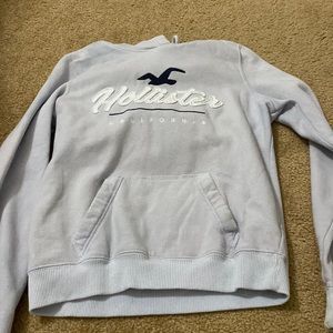 hollister blue hoodie